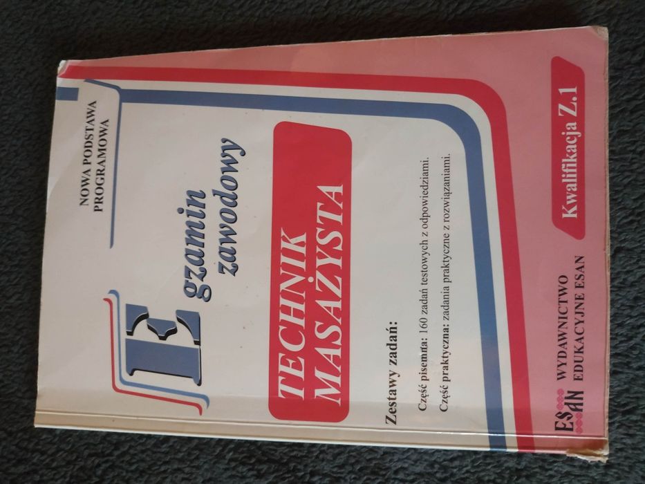 Egzamin zawodowy. Technik masażysta.