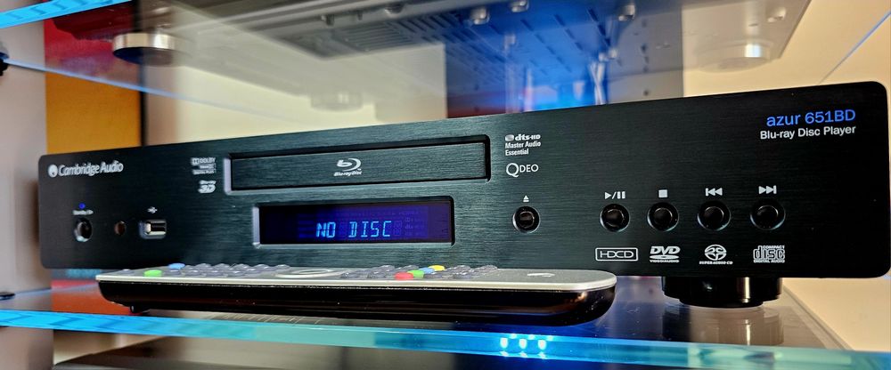Cambridge Audio Azur 651BD odtwarzacz Blu-ray+oryg. pilot bdb.stan