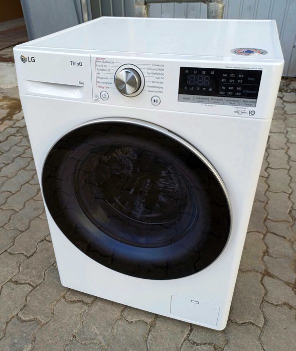 Стиральная машина с паром LG F4WV708P1E 8кг Wi-Fi Direct Drive ThinQ