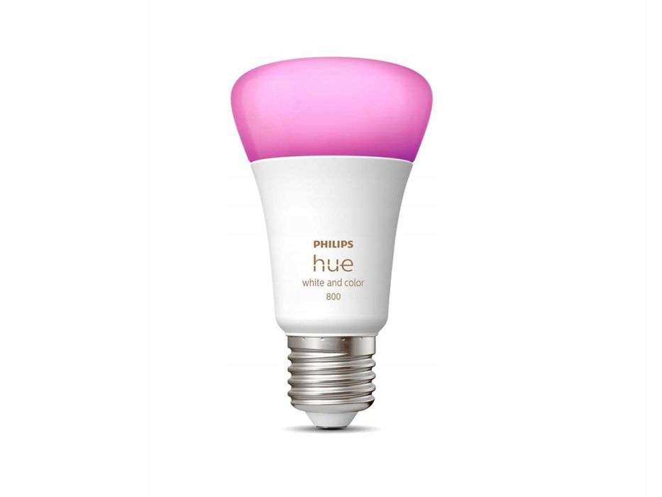 NOWA Żarówka Philips HUE E27 kolor RGB 800lm