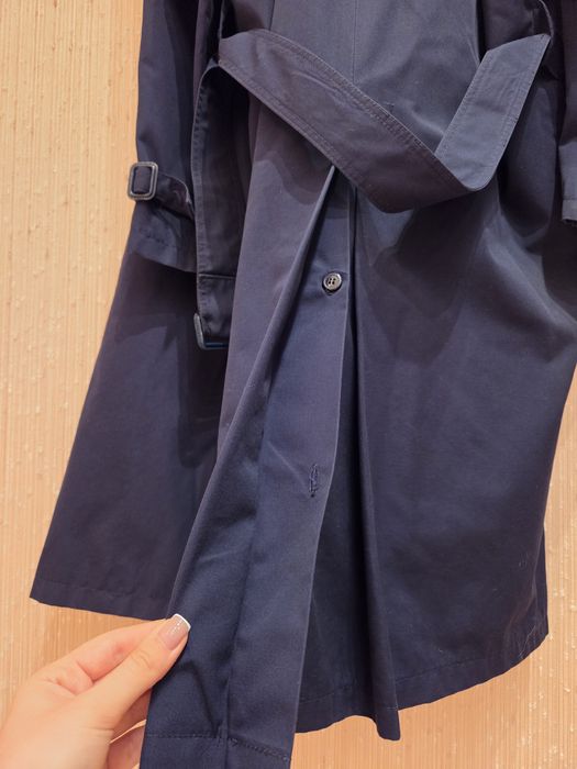 Чоловічий синій плащ тренч Corneliani Brioni Claude Michel XL