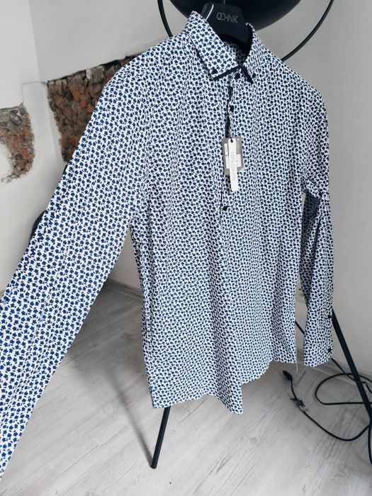 Nowa koszula męska Primark L Slim Fit 100% bawełna