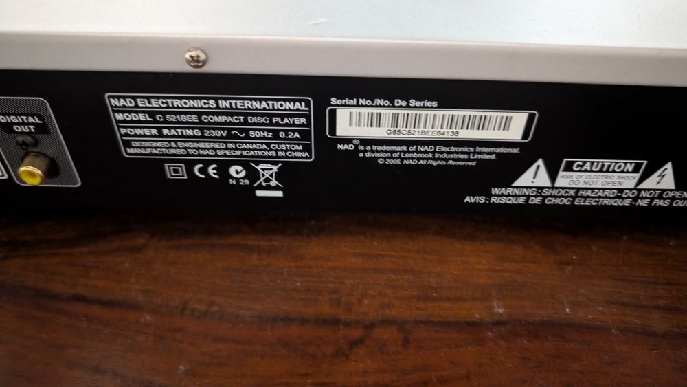 Odtwarzacz CD NAD C 521bee