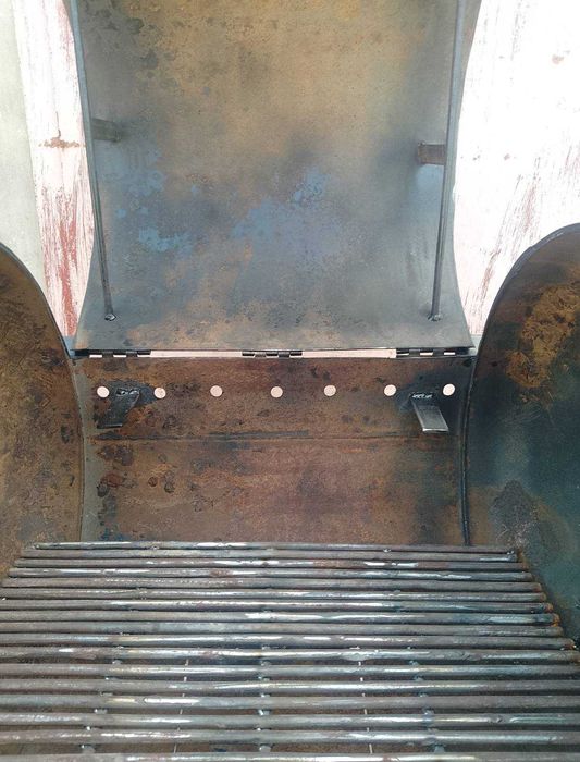 Мангал на базе 80л бойлера