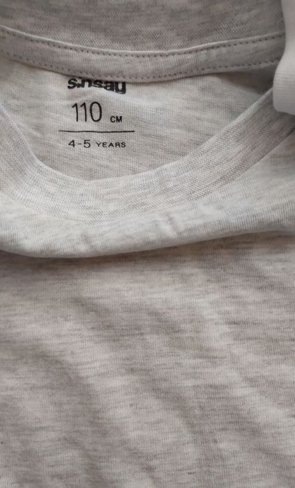 Nowe koszulki T-shirt 110 dwupak