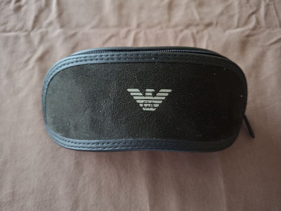 Etui na okulary Emporio Armani miękkie