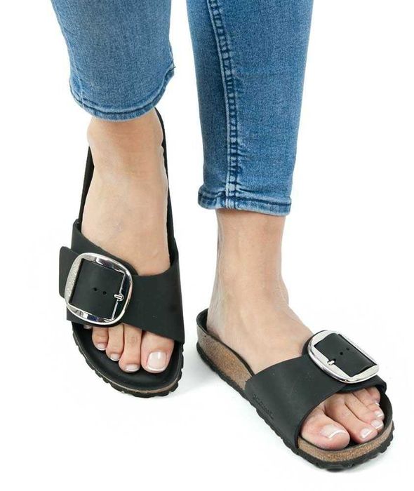 Сланцы birkenstock big buckle leather 36/37/38/ 40/ 41 pp