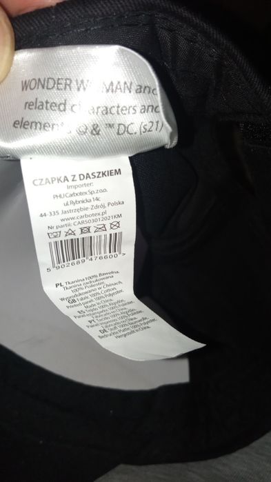Czapeczka z daszkiem