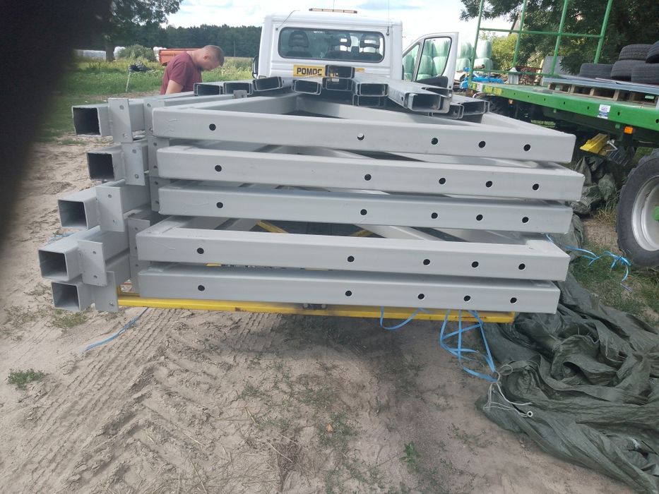 Wiata. Konstrukcja stalowa. bindra, podciąg