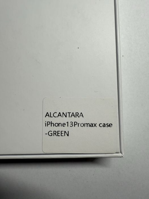 Case na iphone 13 promax zielony z alkantary Nobleskin