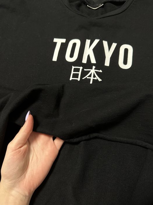 moletom curta Tokyo preta