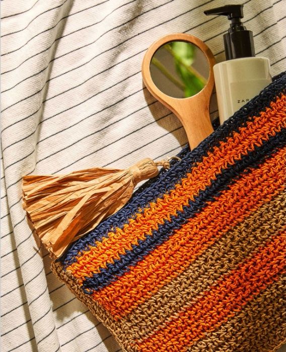 Clutch Multicolorida Zara Home NOVO