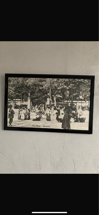 Quadro/fotografia mercado Vila Real