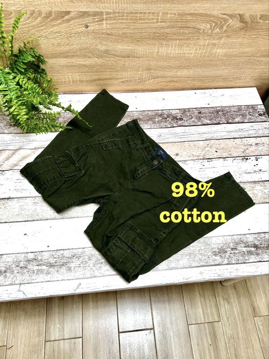 Spodnie, damskie, bojówki, bawełniane, Next, rozmiar S