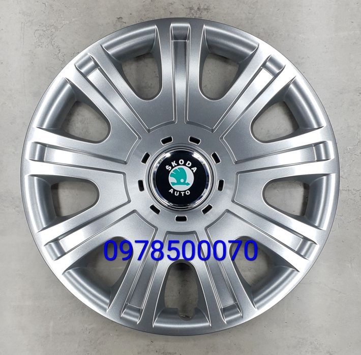 Ковпаки Шкода R15 Octavia Karoq Rapid Superb Fabia Yeti Колпаки Skoda