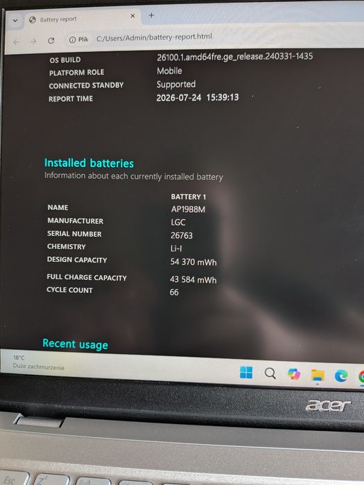 Acer Swift 3 | i5-1135G7 | 16GB RAM | 512GB SSD | Win11