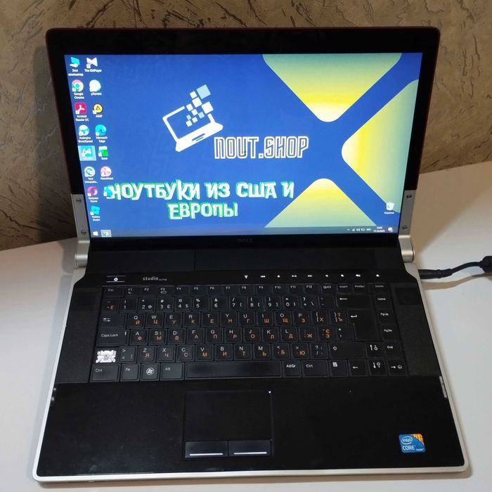 Красивый ноутбук Dell Studio XPS 1645 | 4ядра | видео 1гб | 8/128 SSD