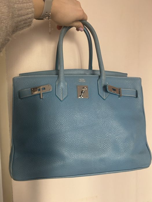 Сумка в стилі Hermes з шкіри