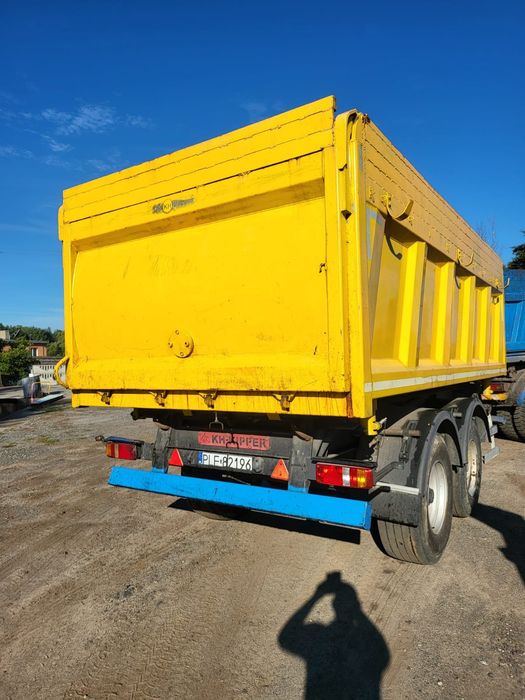 Przyczepa Tandem wywrotka kh-kipper metalowa mało używana
