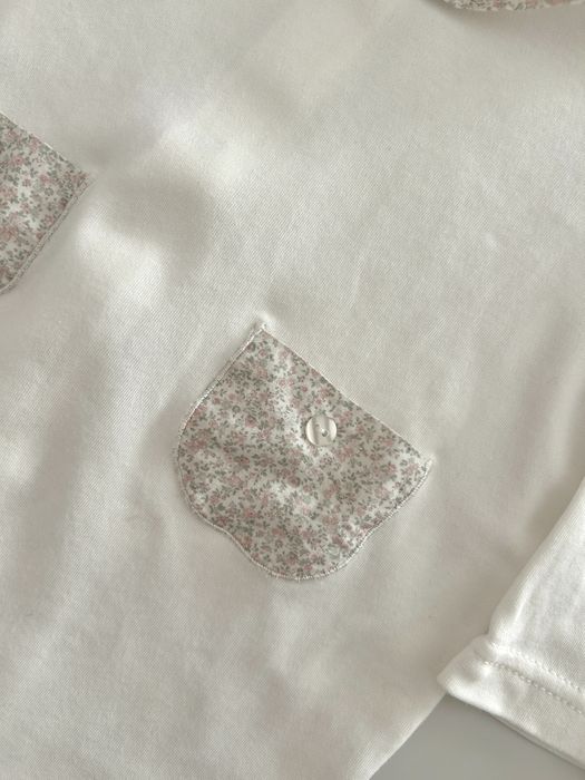 Babygrow Baby Gi pormenor flores