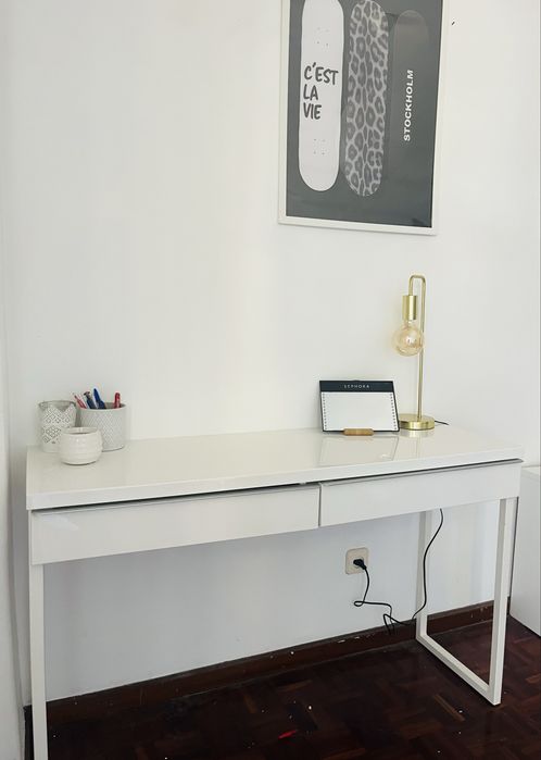 Secretaria ikea branca