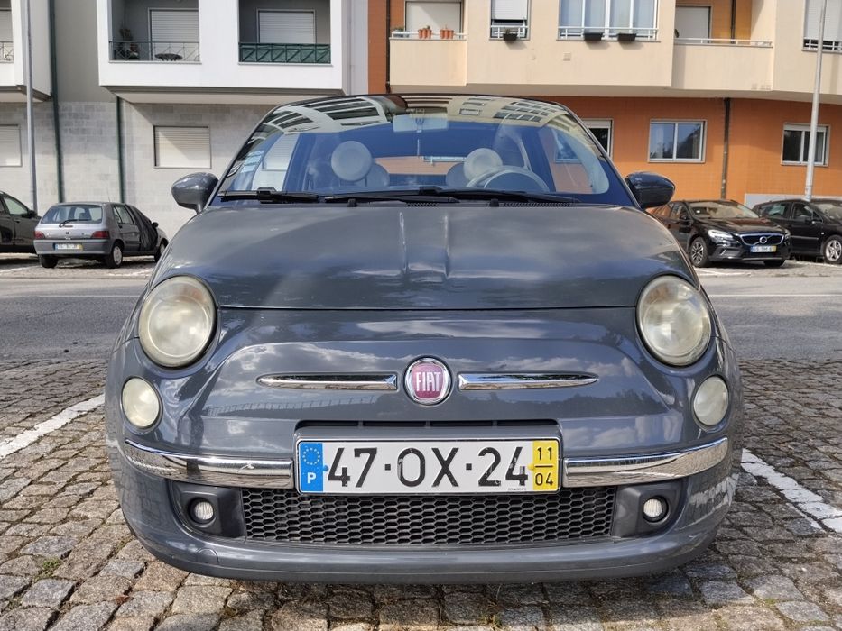 Fiat 500C 1.3 Multijet Lounge – Descapotável, Interior Pele Vermelha