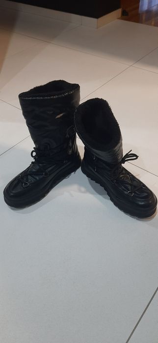 Czarne śniegowce 39