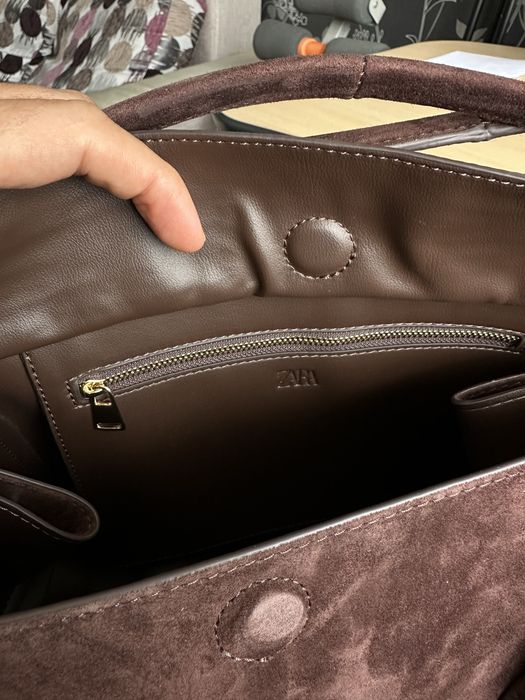 Сумка замшева Zara