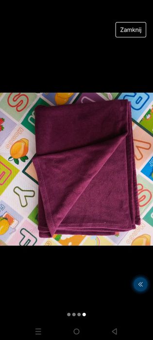 Koc fioletowy 210x130