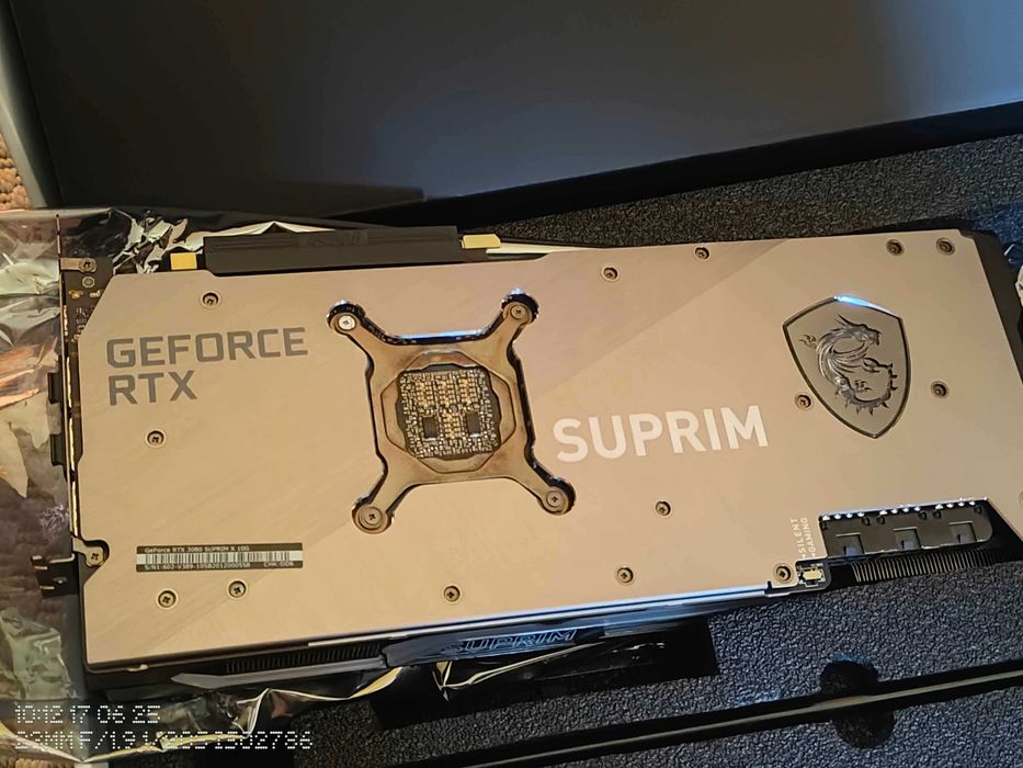 Placa Grafica GPU NVid MSI Suprim X RTX 3080