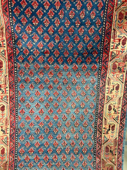 Nowy Dywan Chodnik Wełniany Kaszmirowy Perski Iran Keshan 310x120