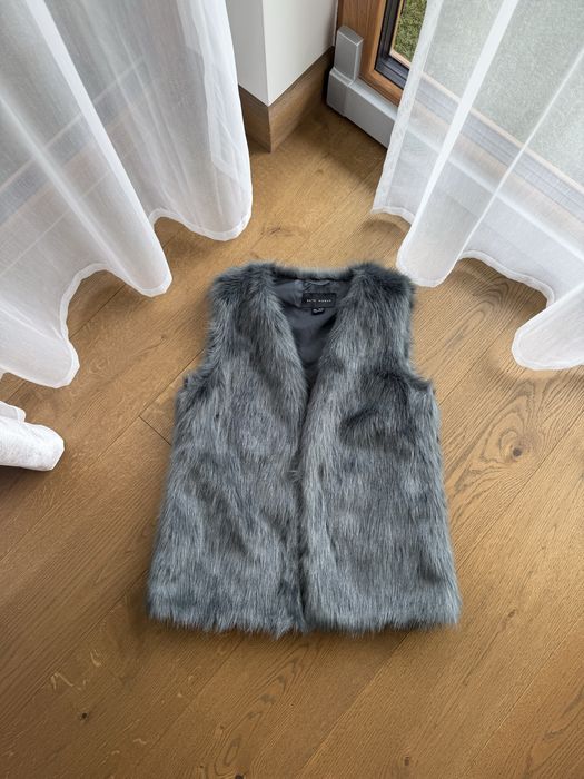 Kamizelka futerko M 38 futerkowa puszysta bezrękawnik uniwersalny