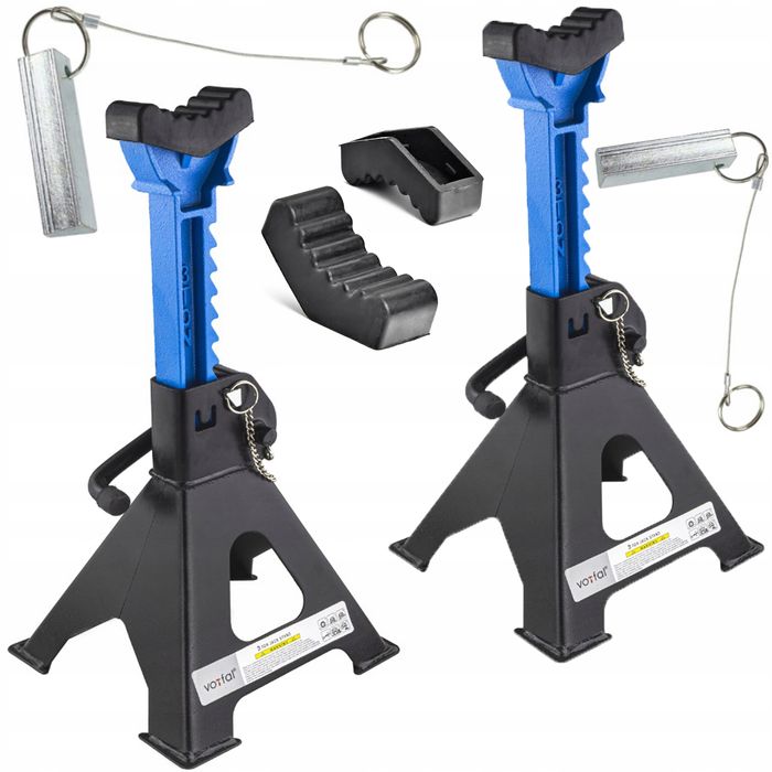 2 x Kobyłki Warsztatowe 3T Z Gumą 3000kg