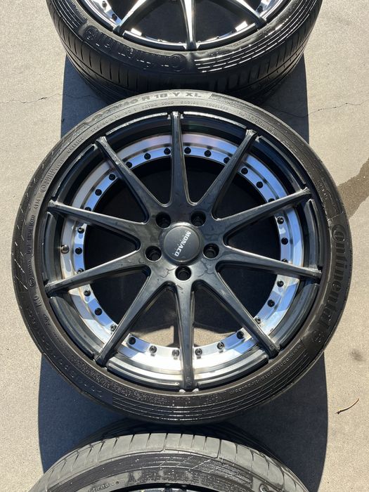 Jantes Monaco Tabac R18 ET40 Furação 5x112 Como Novas