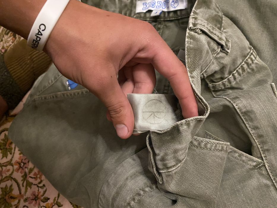 Polar Skate Co. Big Boy Pants S — оригінал, Olive, Baggy