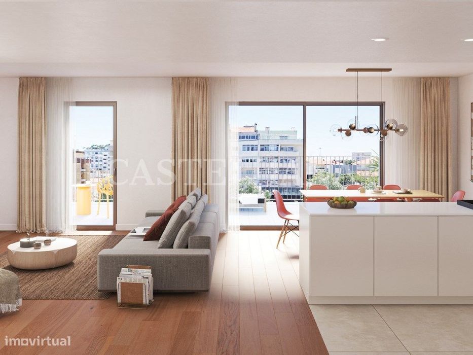 Apartamento T1 inserido no novo empreendimento na Alameda das Antas