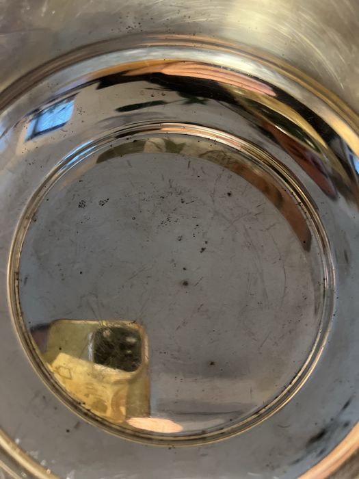 Naczynie misa waza czara posrebrzana