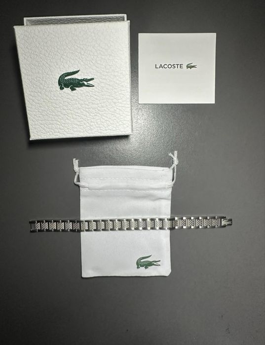Srebrna branzoleta lacoste
