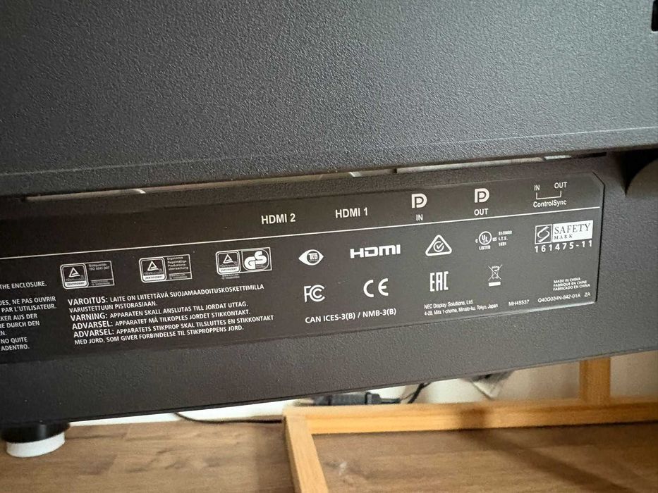 Monitor NEC EX341R 34" 3440x1440px Curved
