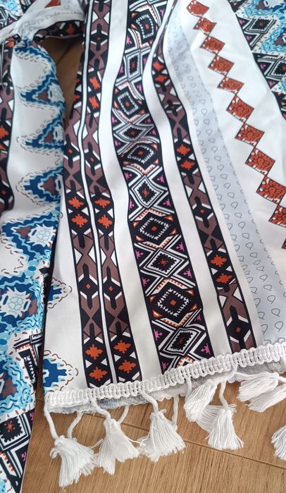 Sukienka boho frędzle