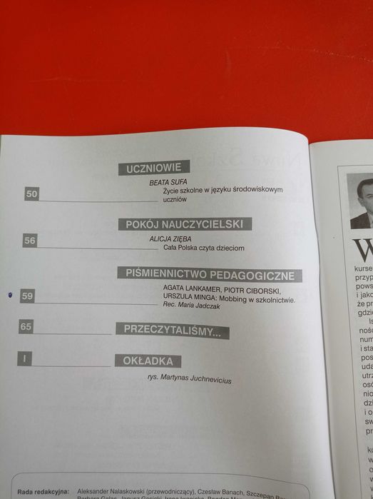 Nowa szkoła nr 8, październik 2006 miesięcznik