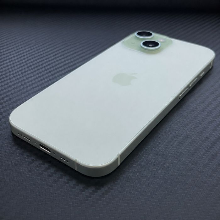 iPhone 15 zielony | idealny stan | blokada iCloud | na części