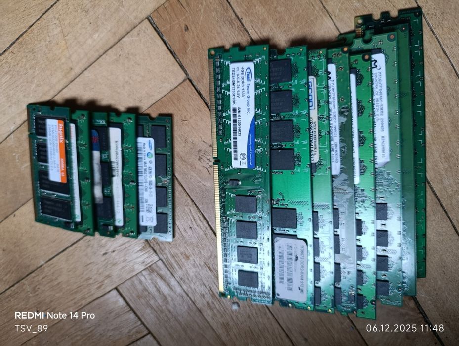 Вiдеокарти  озу оперативна DDR2 DDR3