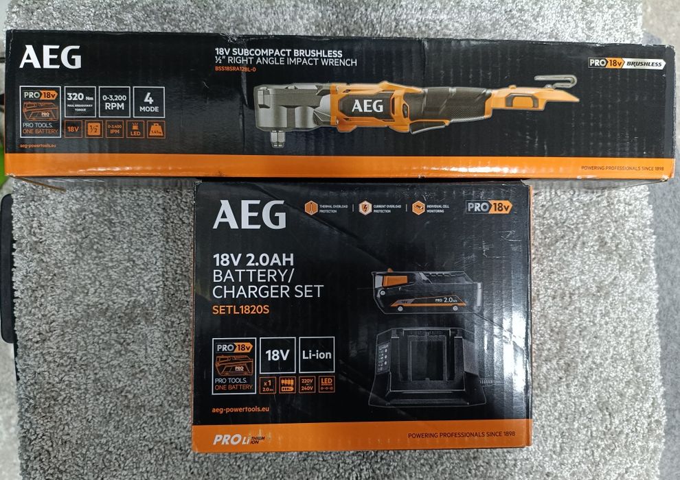 KIT Chave de impacto angular NOVA AEG