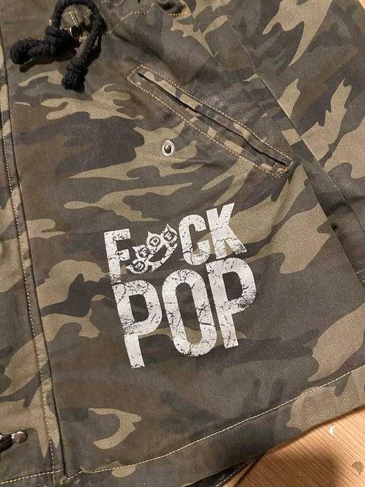 Kurtka damska Parka Five Finger death punch camo moro S M Emp emo goth