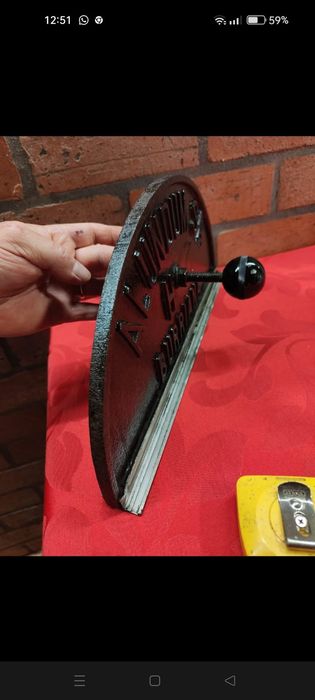 Tampa Forno a Lenha Alumínio Burriana