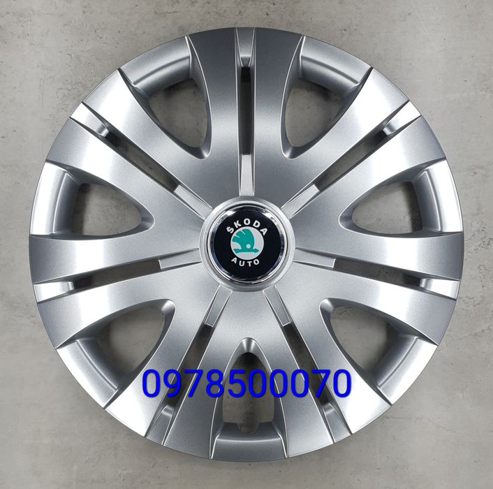 Ковпаки Шкода R15 Octavia Karoq Rapid Superb Fabia Yeti Колпаки Skoda