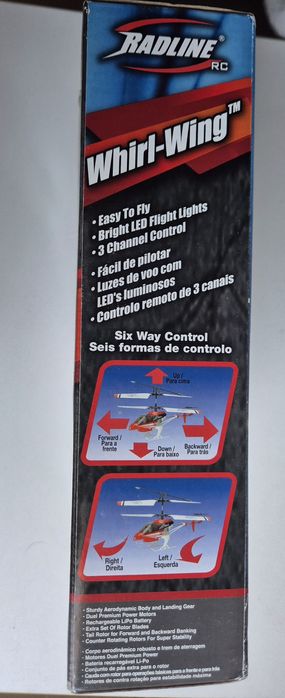 Elicoptero com comando novo