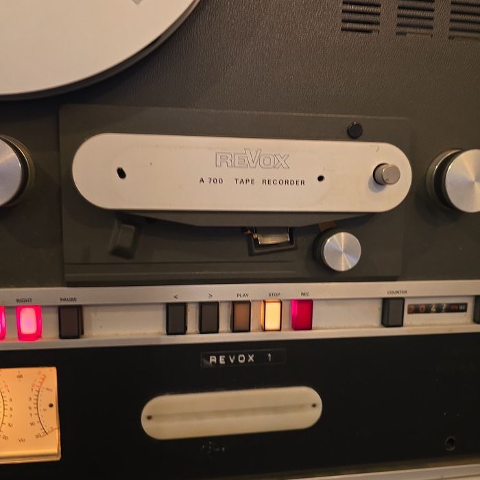 Revox A700 + instrucja+ szpule+nab