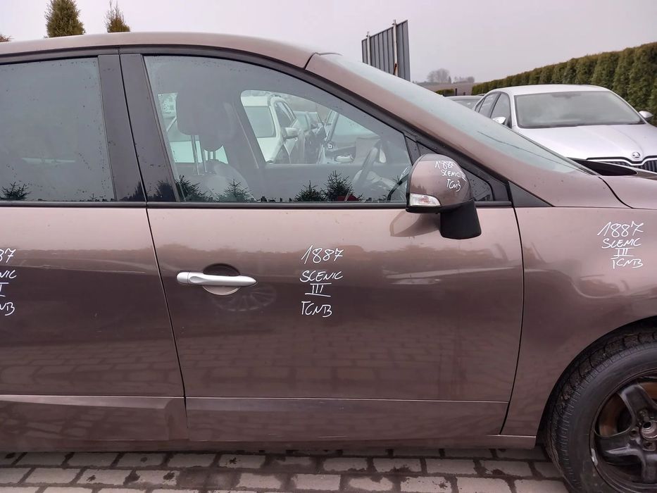 RENAULT SCENIC III DRZWI PRAWE PRZEDNIE PRAWY PRZÓD KOLOR: TECNB